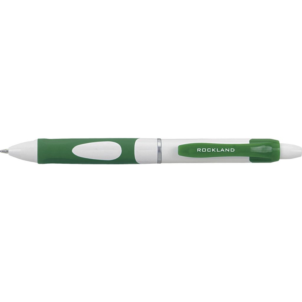 White / Green Splash Pen