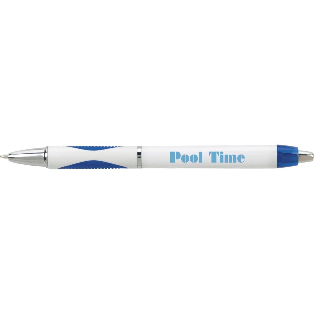 White / Blue Spot Pen