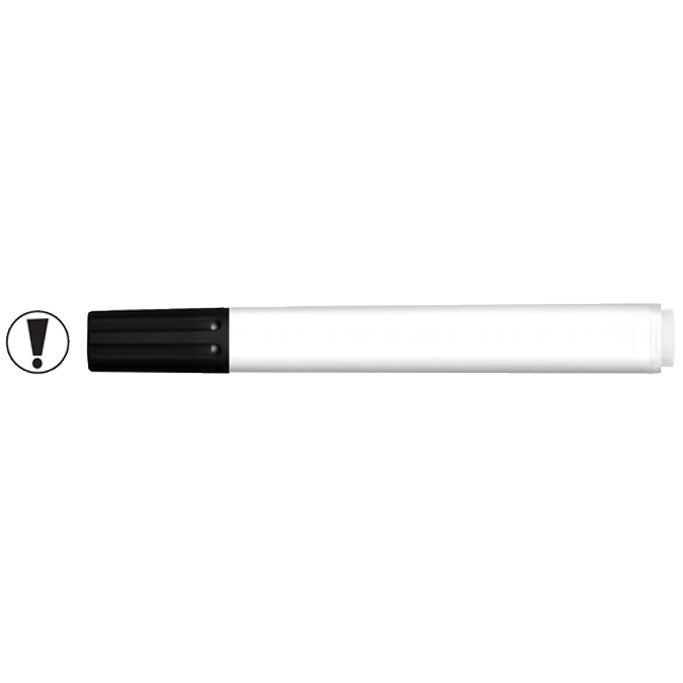 White / Black Exclamation Point Stamperoos Washable Ink Stamping Marker