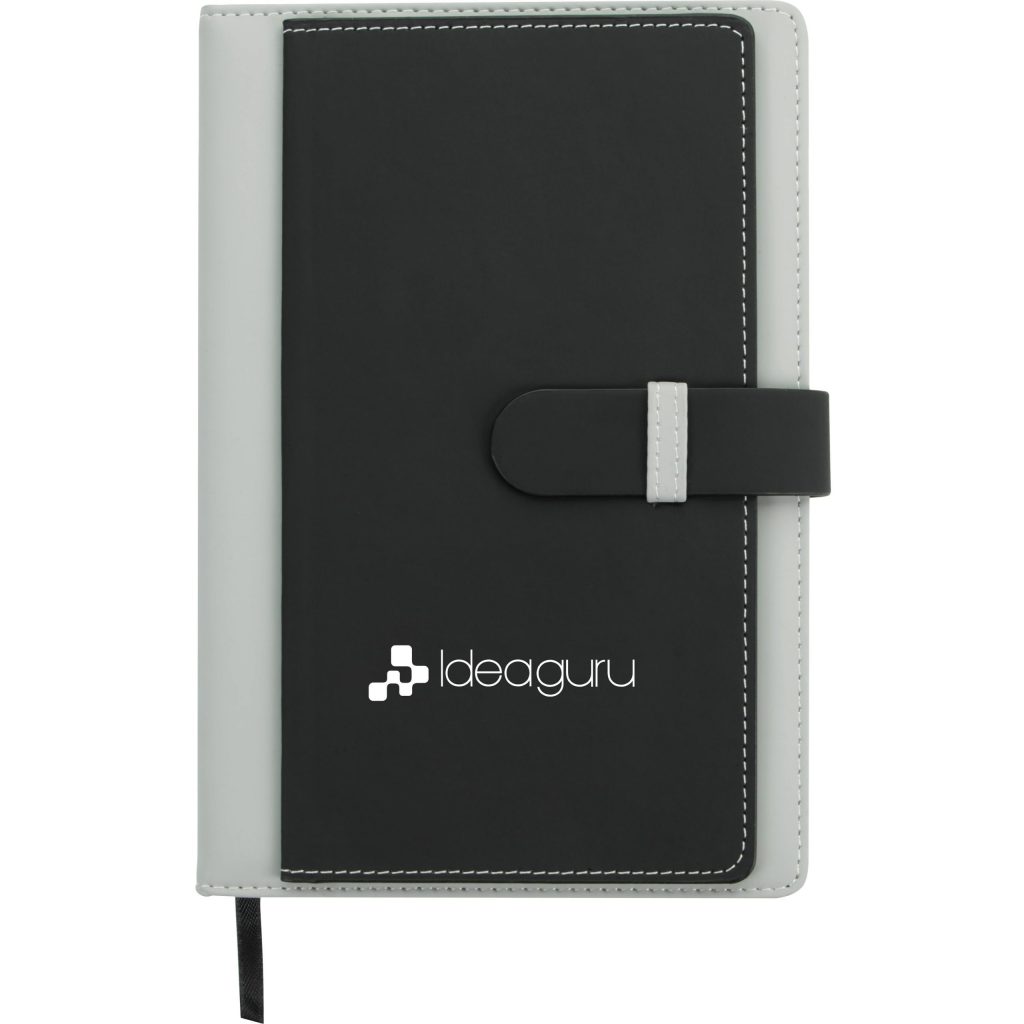 Custom Stay Organized Journals - Promotional Pens Singapore - Gifts VV Available in 4 amazing item colors 客製 - Promotional Pens Singapore - Gifts VV Black / Gray Stay Organized Journal