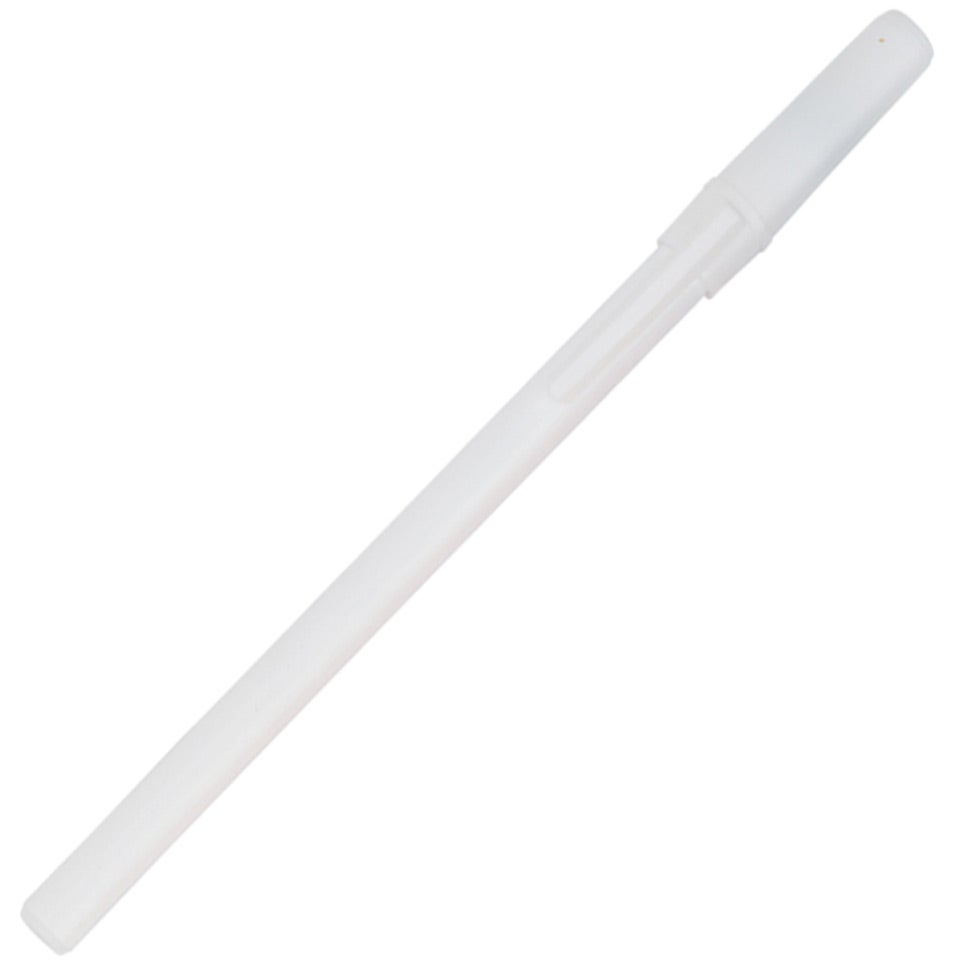 Promotional Stick Pens with Cap - Promotional Pens Singapore - Gifts VV Free Shipping 客製 - Promotional Pens Singapore - Gifts VV White Stick Pen with Cap