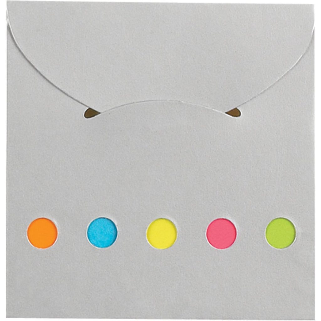 Promotional Paper Sticky Notes and Flags in Pocket Case - Promotional Pens Singapore - Gifts VV Available in 6 awesome item colors 客製 - Promotional Pens Singapore - Gifts VV Silver Paper Sticky Notes and Flag in Pocket Case