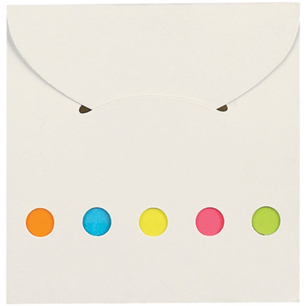 Promotional Paper Sticky Notes and Flags in Pocket Case - Promotional Pens Singapore - Gifts VV Available in 6 awesome item colors 客製 - Promotional Pens Singapore - Gifts VV White Paper Sticky Notes and Flag in Pocket Case