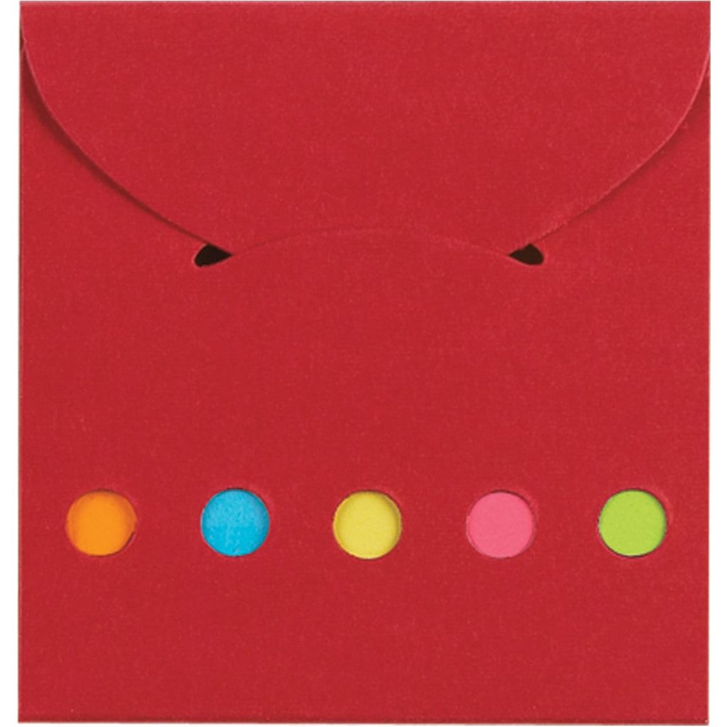 Promotional Paper Sticky Notes and Flags in Pocket Case - Promotional Pens Singapore - Gifts VV Available in 6 awesome item colors 客製 - Promotional Pens Singapore - Gifts VV Red Paper Sticky Notes and Flag in Pocket Case