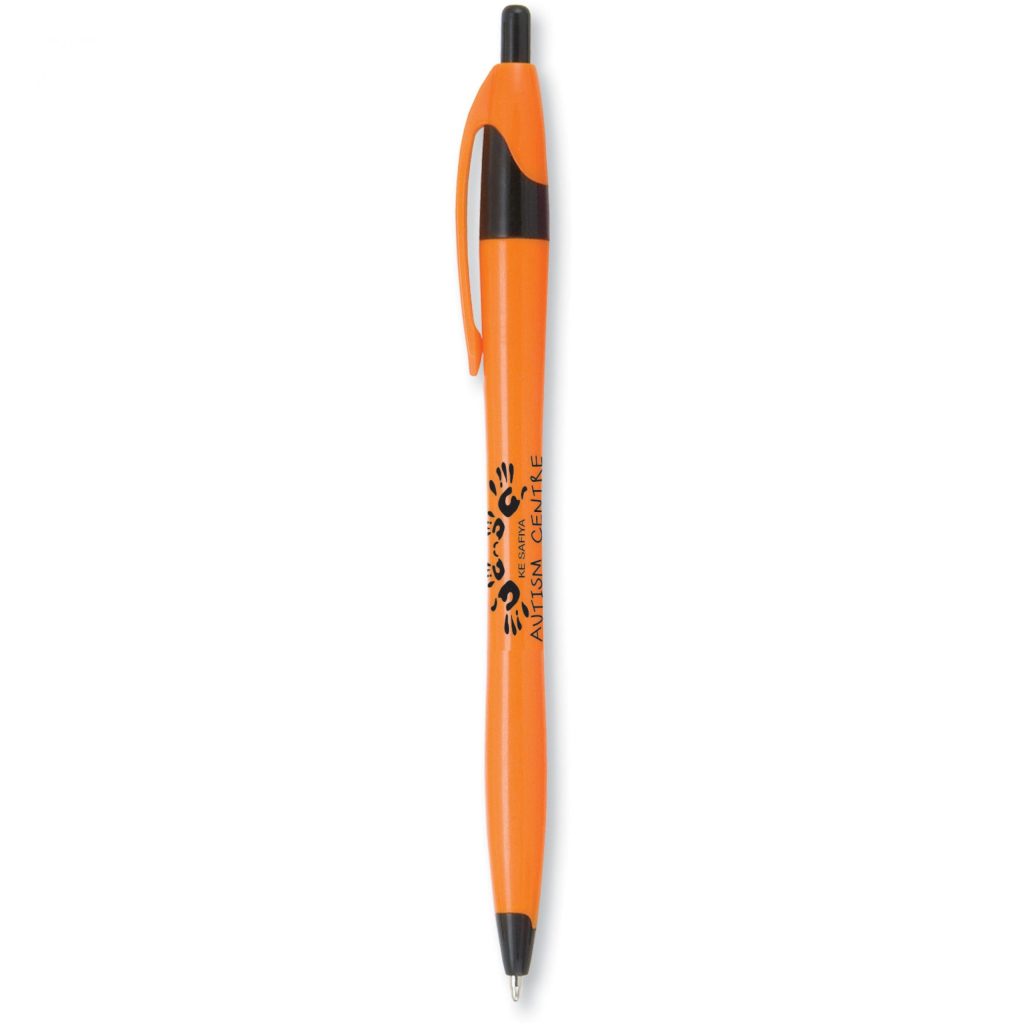 Promotional Stratus Bright Colors Pens - Promotional Pens Singapore - Gifts VV Free Shipping and Setup 客製 - Promotional Pens Singapore - Gifts VV Orange Stratus Bright Colors Pen