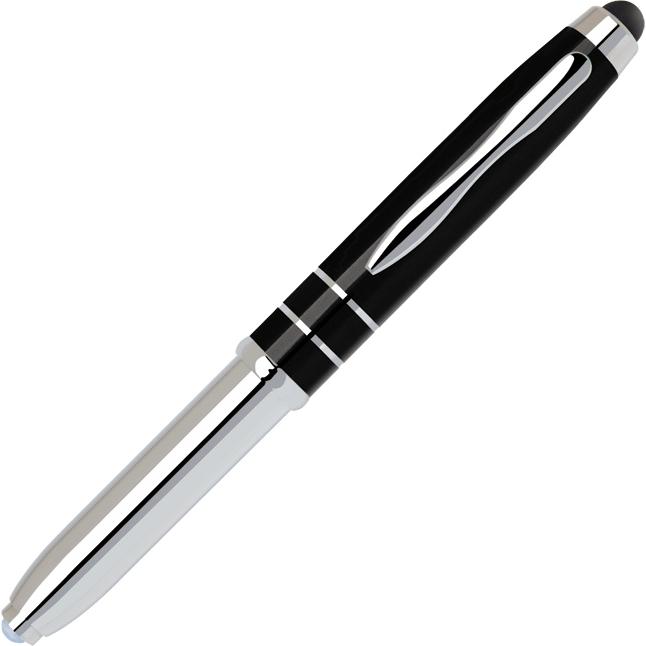 Glisten Black / Silver Stylus 400 Pen