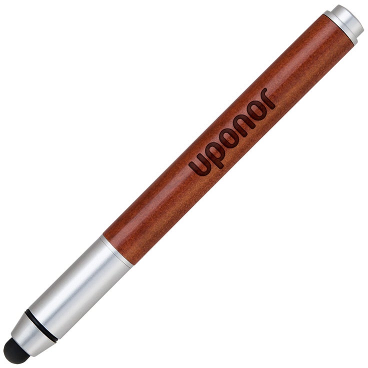 Advertising Stylus-70s - Promotional Pens Singapore - Gifts VV Available in 3 amazing item colors 客製 - Promotional Pens Singapore - Gifts VV Wood / Silver Stylus-70