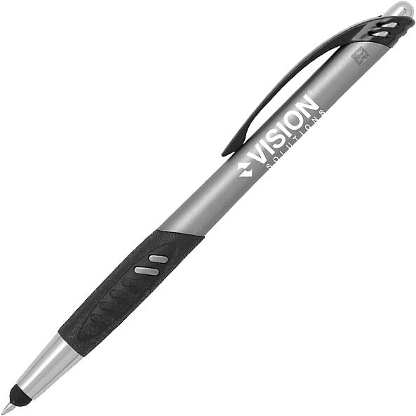 Silver / Black Stylus Avante Click Pen