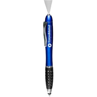 Blue Stylus Light-Up Pen