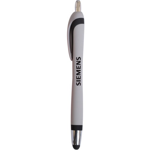 Marketing Soft Comfort Feel Stylus Pens - Promotional Pens Singapore - Gifts VV Available in 5 awesome item colors 客製 - Promotional Pens Singapore - Gifts VV Gray Soft Comfort Feel Stylus Pen