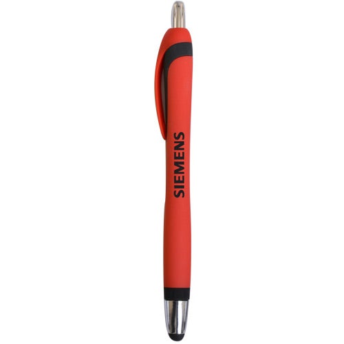 Marketing Soft Comfort Feel Stylus Pens - Promotional Pens Singapore - Gifts VV Available in 5 awesome item colors 客製 - Promotional Pens Singapore - Gifts VV Red Soft Comfort Feel Stylus Pen