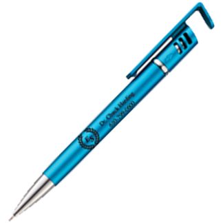 Turquoise Stylus Pen with Cell Phone Holder