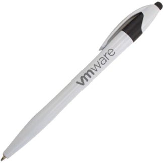 White / Black Stylus Twist Pen
