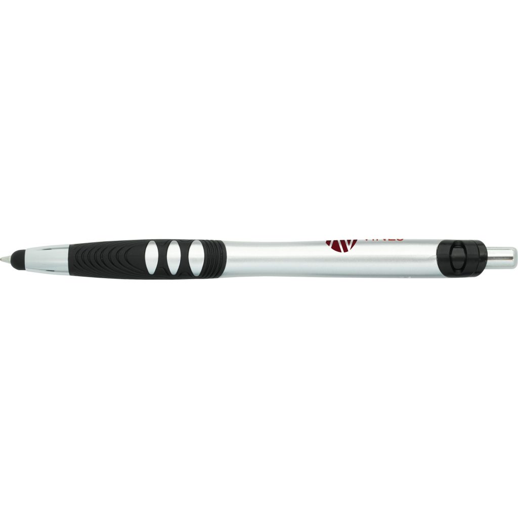 Imprinted Surge Stylus Pens - Promotional Pens Singapore - Gifts VV Free Setup 客製 - Promotional Pens Singapore - Gifts VV Silver / Black Surge Stylus Pen