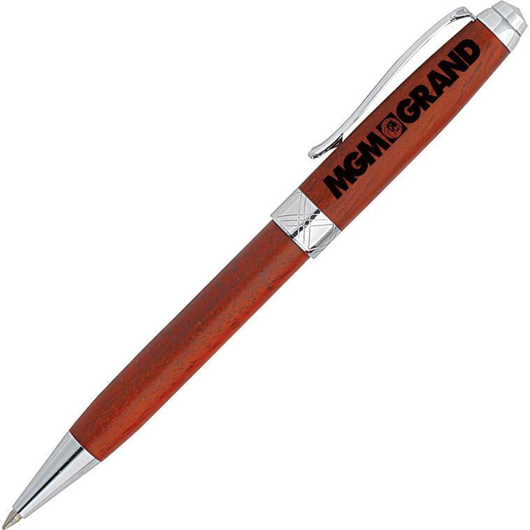 Printed Terrific Timber-3 Pens - Promotional Pens Singapore - Gifts VV Real natural wood barrel 客製 - Promotional Pens Singapore - Gifts VV Brown Terrific Timber-3 Pen