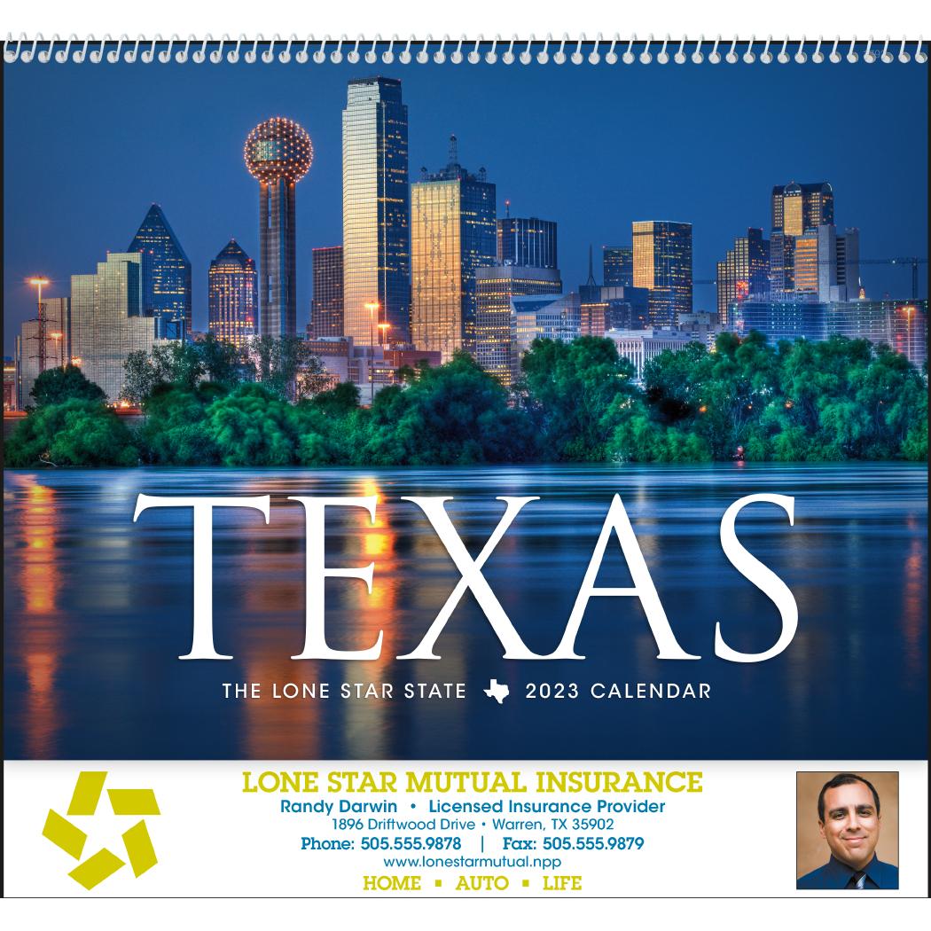 Giveaway Texas Appointment Calendars - Promotional Pens Singapore - Gifts VV Free Setup 客製 - Promotional Pens Singapore - Gifts VV See Item Texas Appointment Calendar