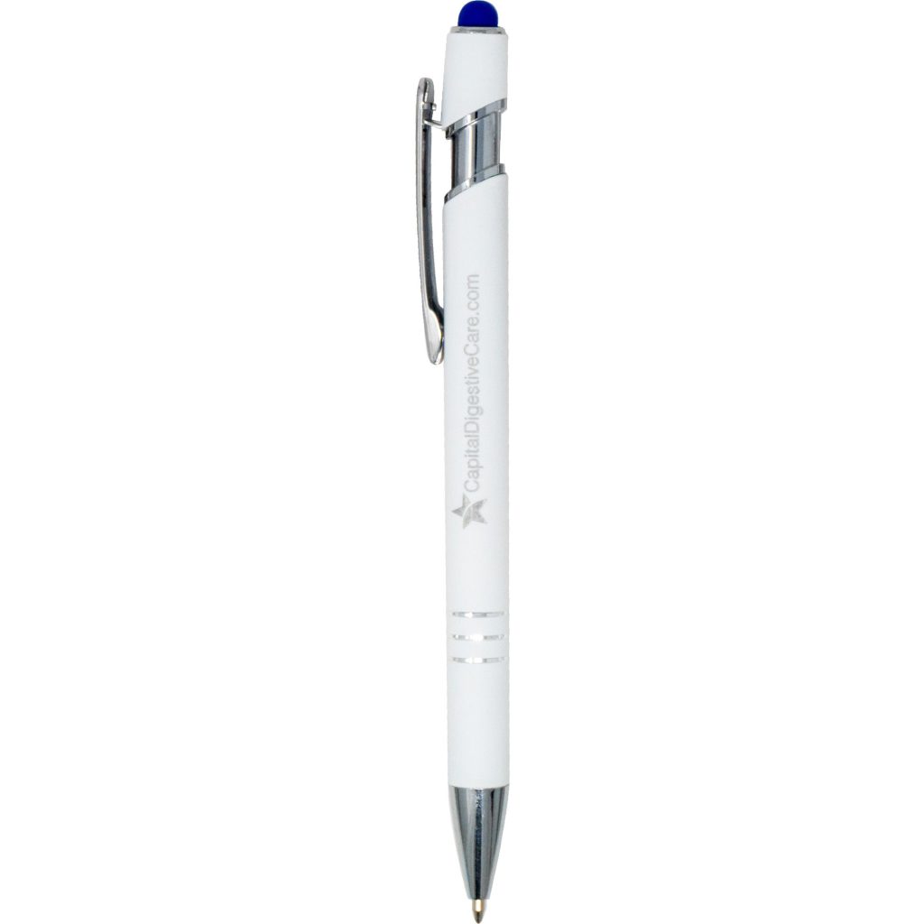 Advertising Textari Comfort Cloud Stylus Pens - Promotional Pens Singapore - Gifts VV Available in 6 amazing item colors 客製 - Promotional Pens Singapore - Gifts VV White / Navy Textari Comfort Cloud Stylus Pen