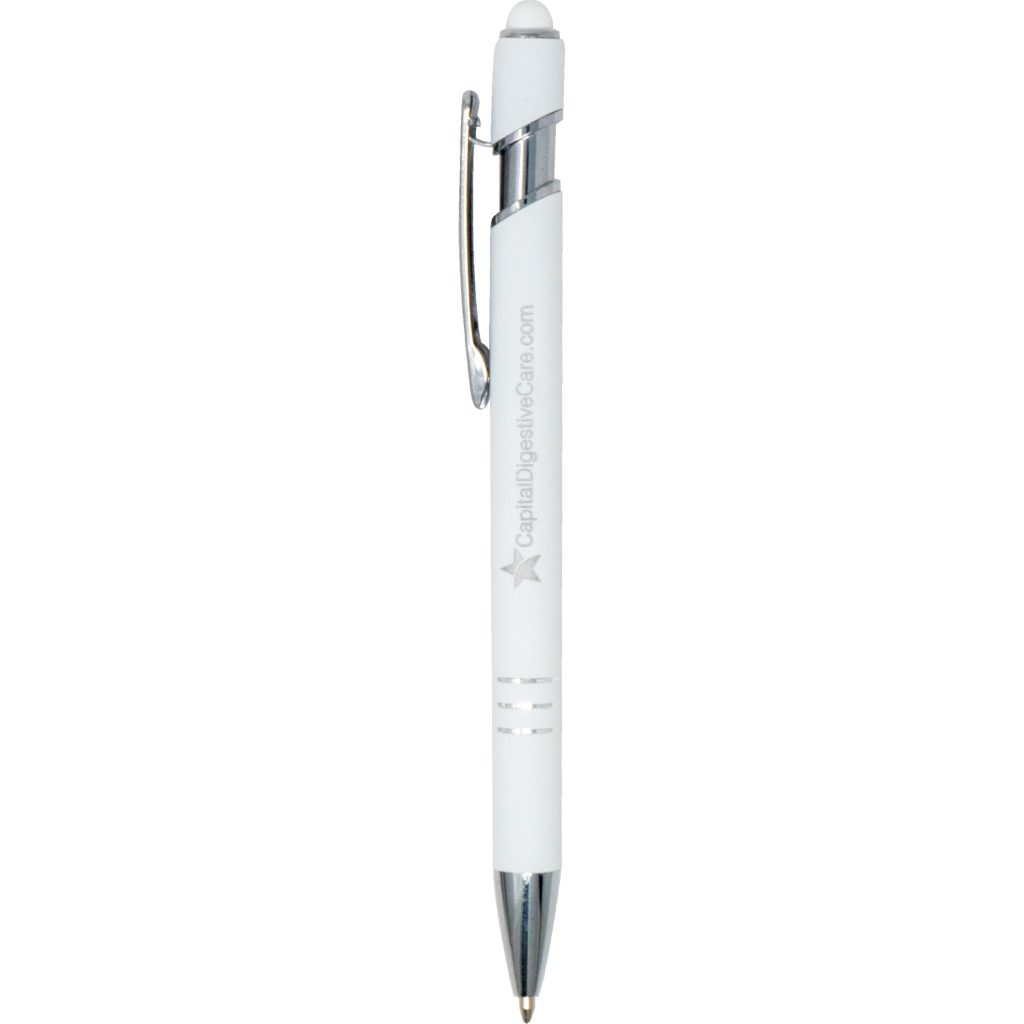 Advertising Textari Comfort Cloud Stylus Pens - Promotional Pens Singapore - Gifts VV Available in 6 amazing item colors 客製 - Promotional Pens Singapore - Gifts VV White Textari Comfort Cloud Stylus Pen