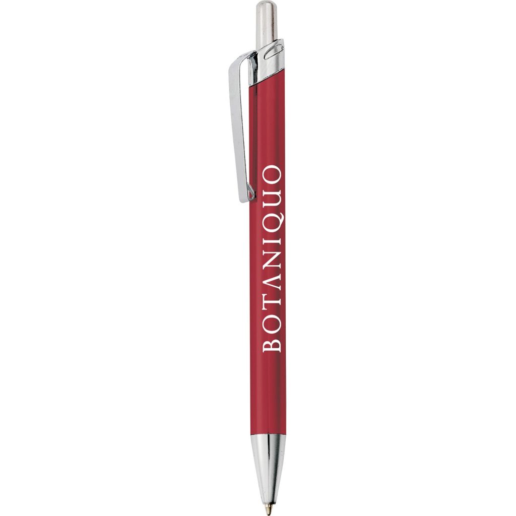 Printed Cromwell Pens - Promotional Pens Singapore - Gifts VV Writes in black ink 客製 - Promotional Pens Singapore - Gifts VV Red / Silver Cromwell Pen