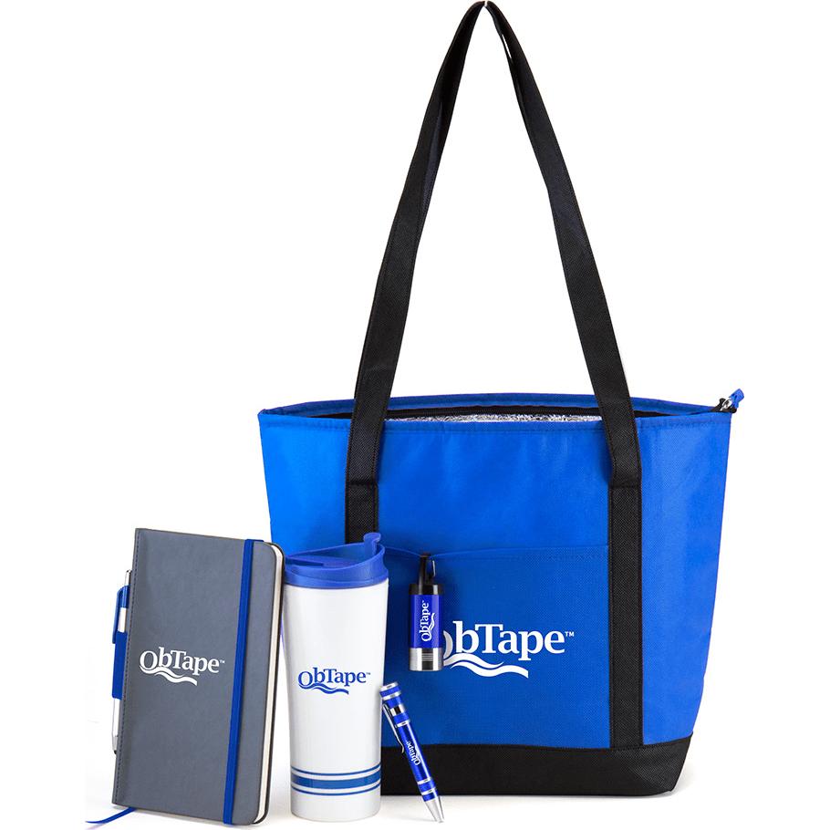 Printed Essential P5 Gift Sets - Promotional Pens Singapore - Gifts VV Free Setup 客製 - Promotional Pens Singapore - Gifts VV Blue Essential P5 Gift Set