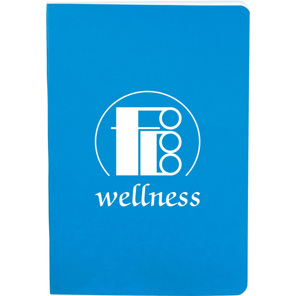 Promotional Inspiration Large Notebooks - Promotional Pens Singapore - Gifts VV Available in 4 exciting item colors 客製 - Promotional Pens Singapore - Gifts VV Aqua Blue Inspiration Large Notebook