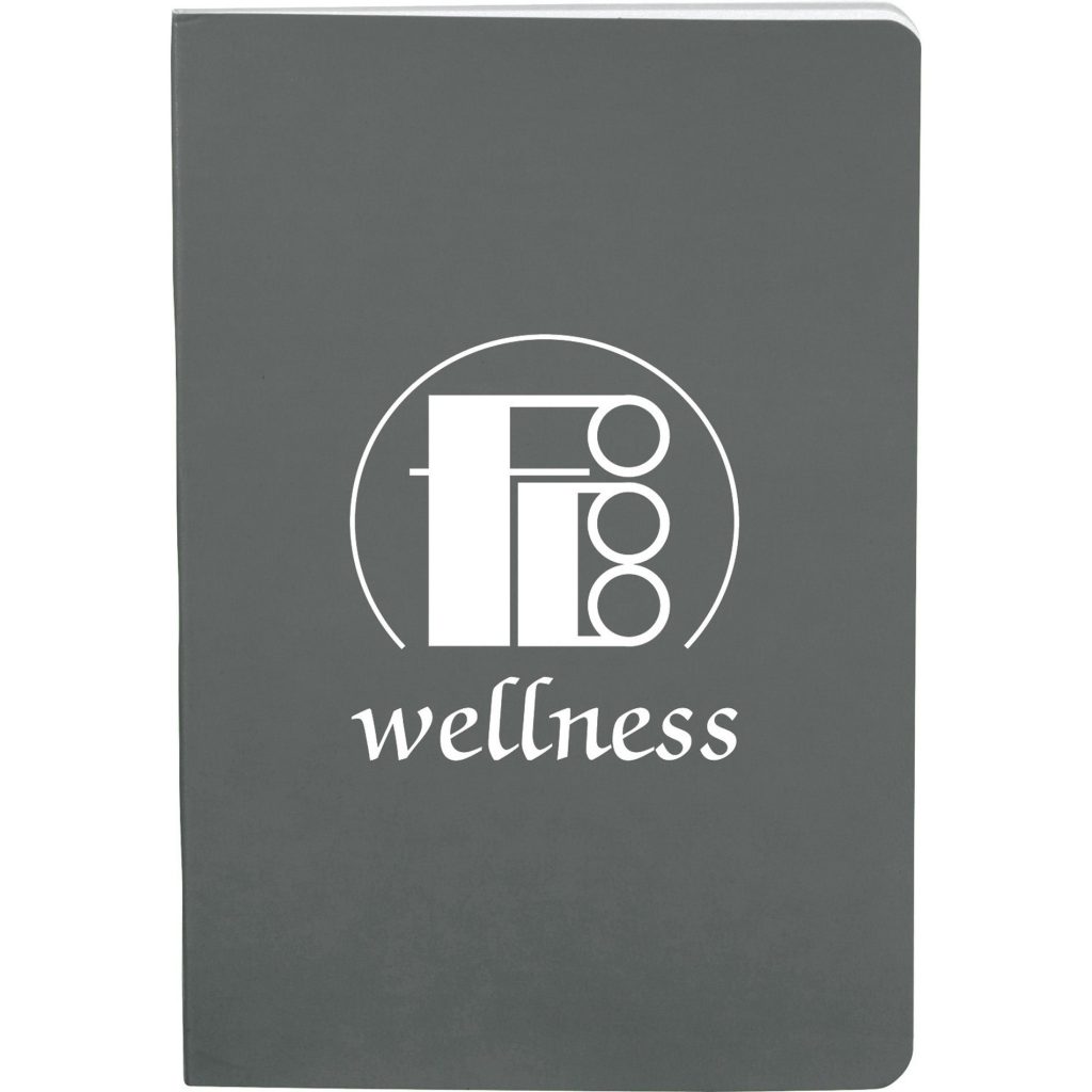 Promotional Inspiration Large Notebooks - Promotional Pens Singapore - Gifts VV Available in 4 exciting item colors 客製 - Promotional Pens Singapore - Gifts VV Gray Inspiration Large Notebook