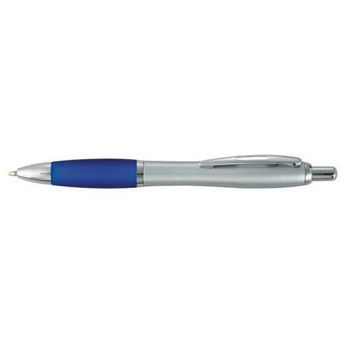 Silver / Blue Rio Satin Pen
