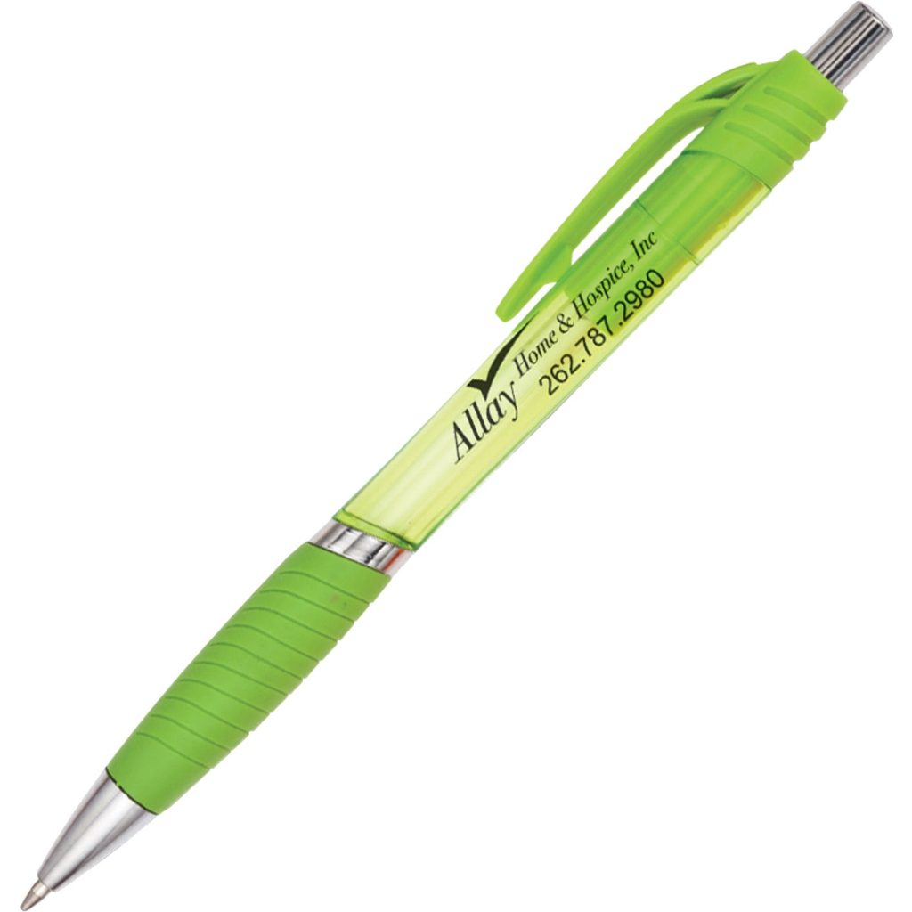 Promo Shouter Pens - Promotional Pens Singapore - Gifts VV Free Shipping 客製 - Promotional Pens Singapore - Gifts VV Translucent Lime Shouter Pen