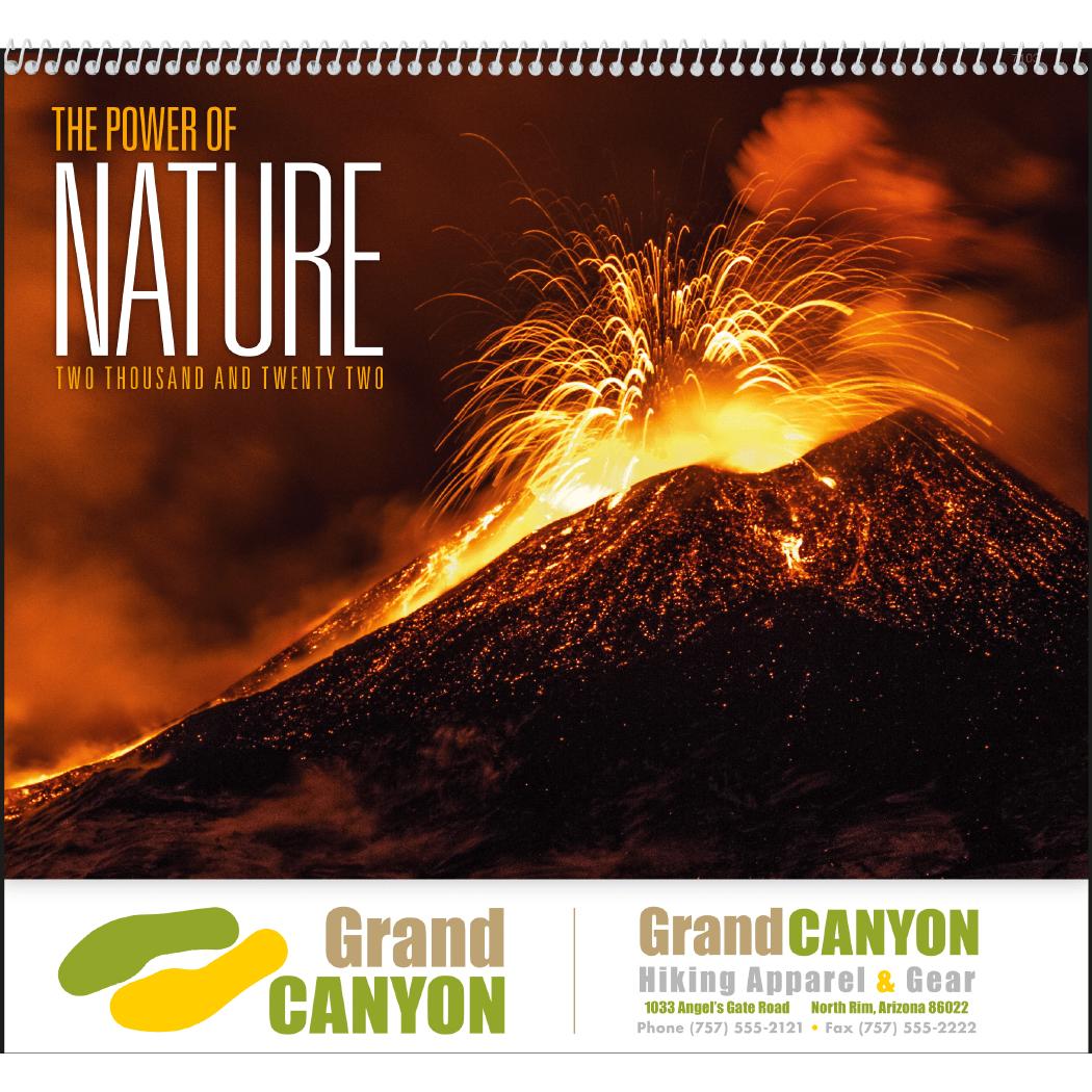 Promotional Power of Nature Calendars - Promotional Pens Singapore - Gifts VV Free Setup 客製 - Promotional Pens Singapore - Gifts VV See Item Power of Nature Calendar