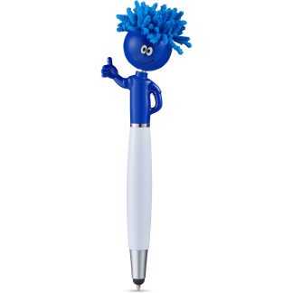 White / Blue Thumbs Up Moptoppers Pens