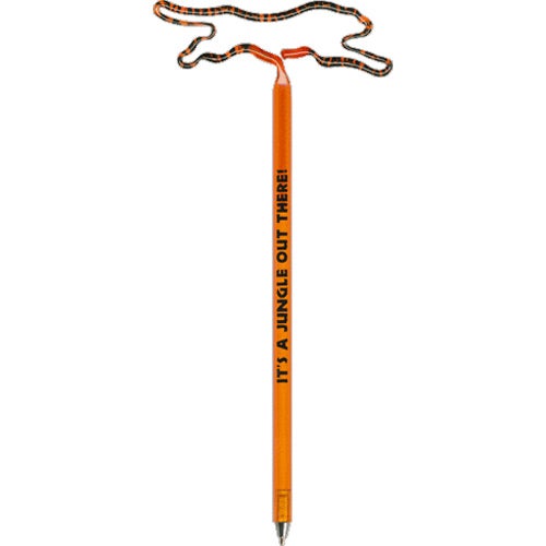Opaque Orange InkBend Tiger Shaped Pen