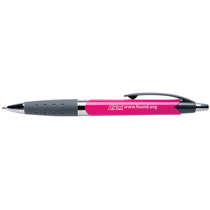 Promotional Torano Pens - Promotional Pens Singapore - Gifts VV Available in 5 awesome item colors 客製 - Promotional Pens Singapore - Gifts VV Berry Pink / Gray Torano Pen