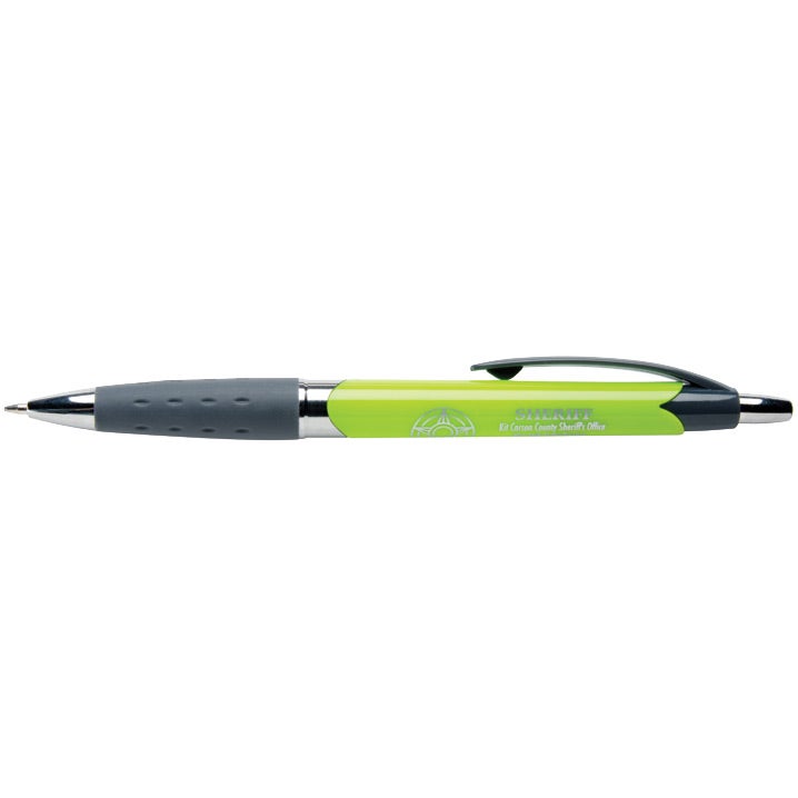 Promotional Torano Pens - Promotional Pens Singapore - Gifts VV Available in 5 awesome item colors 客製 - Promotional Pens Singapore - Gifts VV Spring Green / Gray Torano Pen