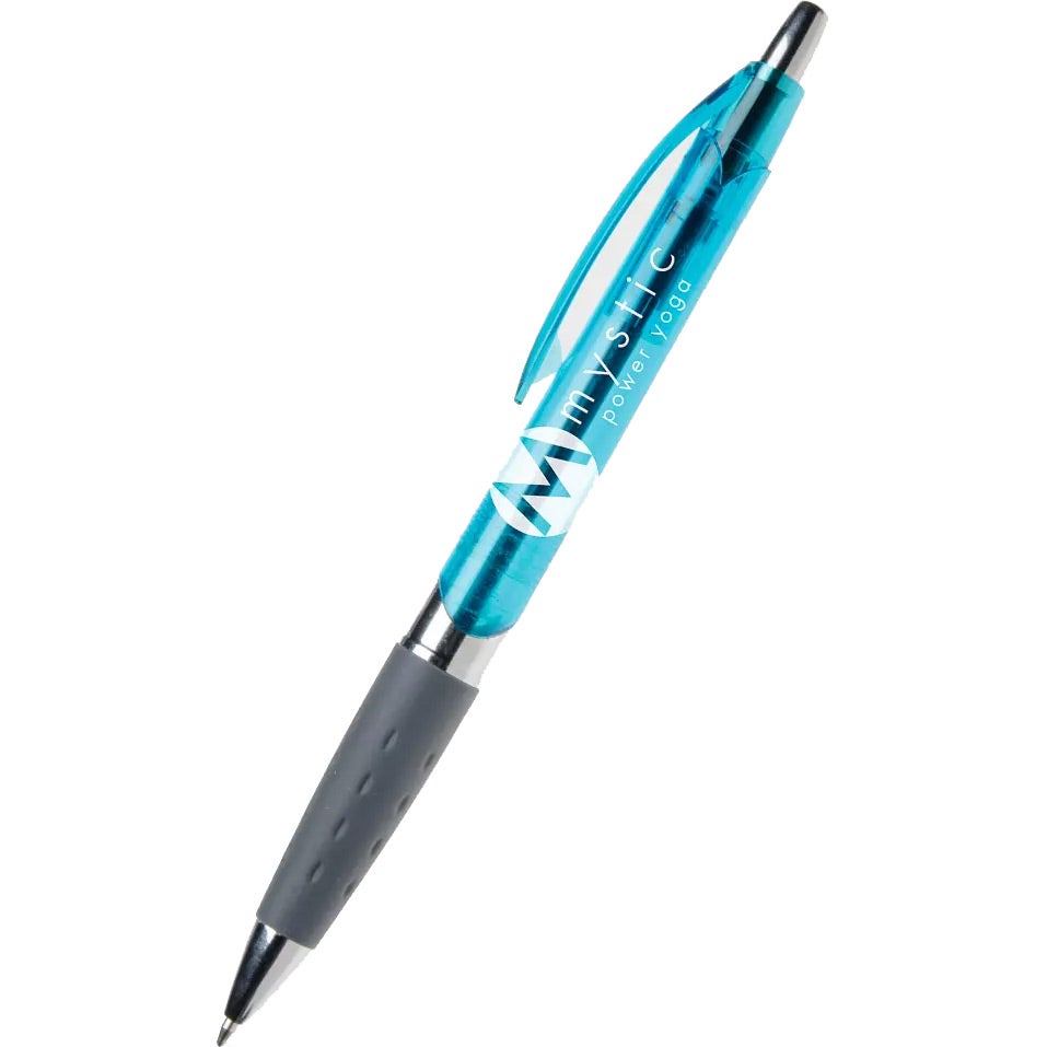 Printed Torano Translucent Pens - Promotional Pens Singapore - Gifts VV Available in 5 awesome item colors 客製 - Promotional Pens Singapore - Gifts VV Translucent Turquoise Torano Translucent Pen