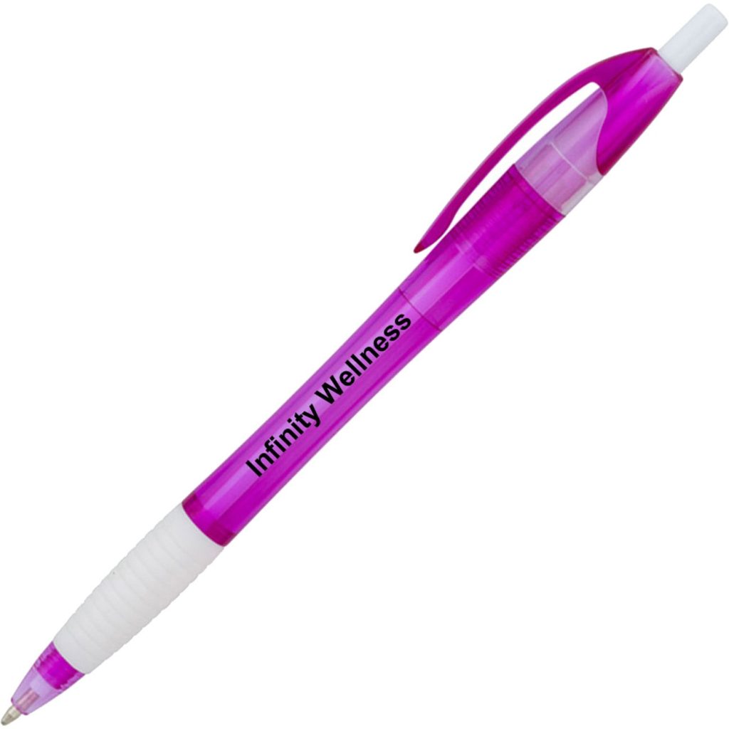 Translucent Purple Gripped Slimster Pen