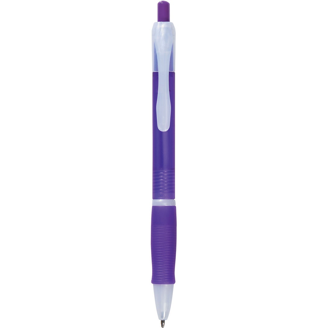 Customised Spectrum Pens - Promotional Pens Singapore - Gifts VV Available in 7 exciting item colors 客製 - Promotional Pens Singapore - Gifts VV Translucent Purple Spectrum Pen