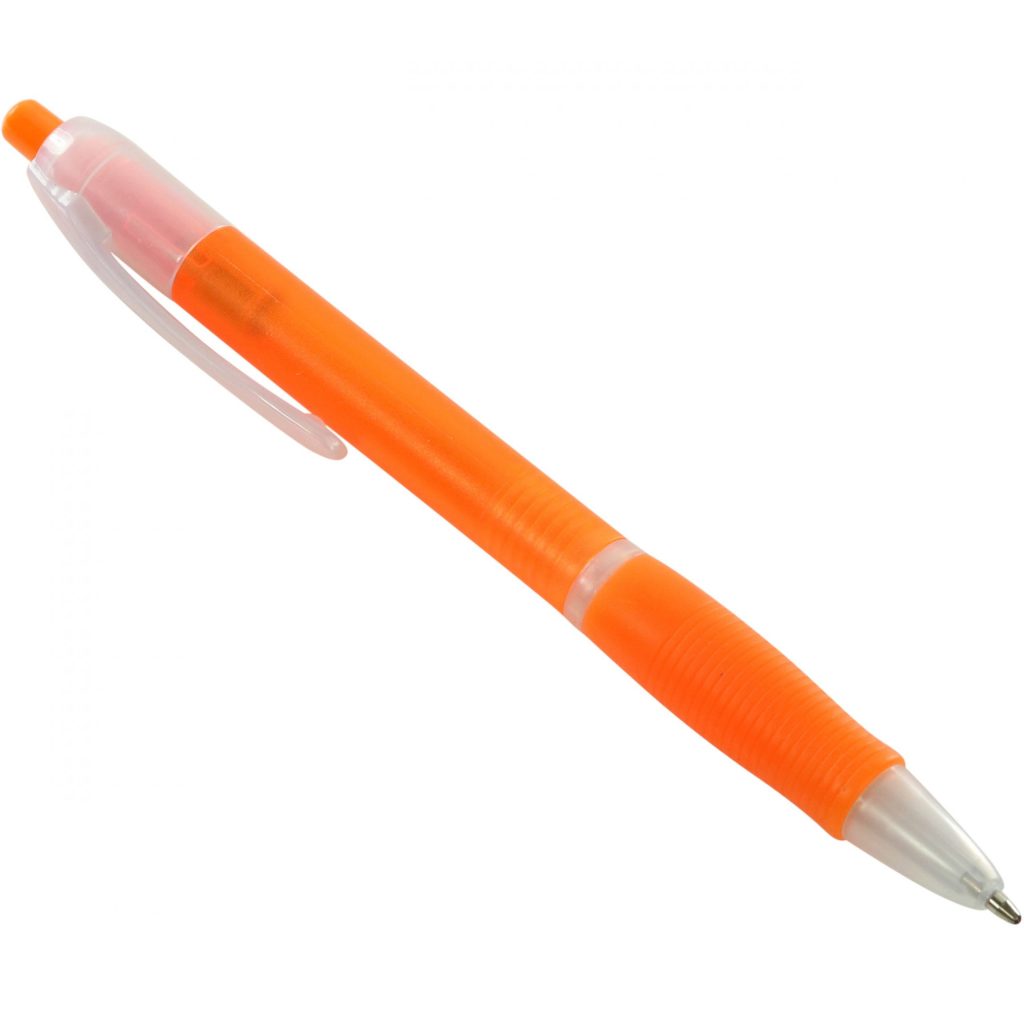 Customised Spectrum Pens - Promotional Pens Singapore - Gifts VV Available in 7 exciting item colors 客製 - Promotional Pens Singapore - Gifts VV Translucent Orange Spectrum Pen