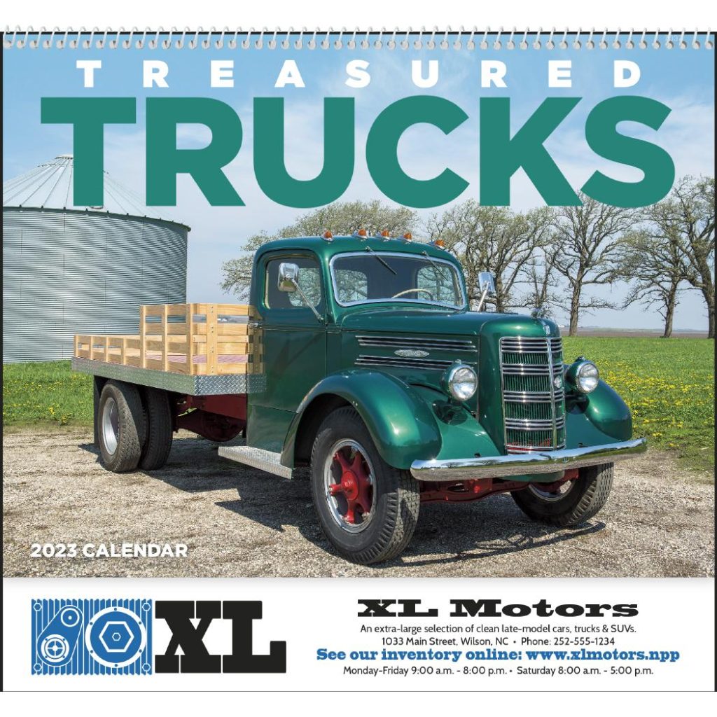 Customized Treasured Trucks Calendars - Promotional Pens Singapore - Gifts VV Free Setup 客製 - Promotional Pens Singapore - Gifts VV See Item Treasured Trucks Calendar