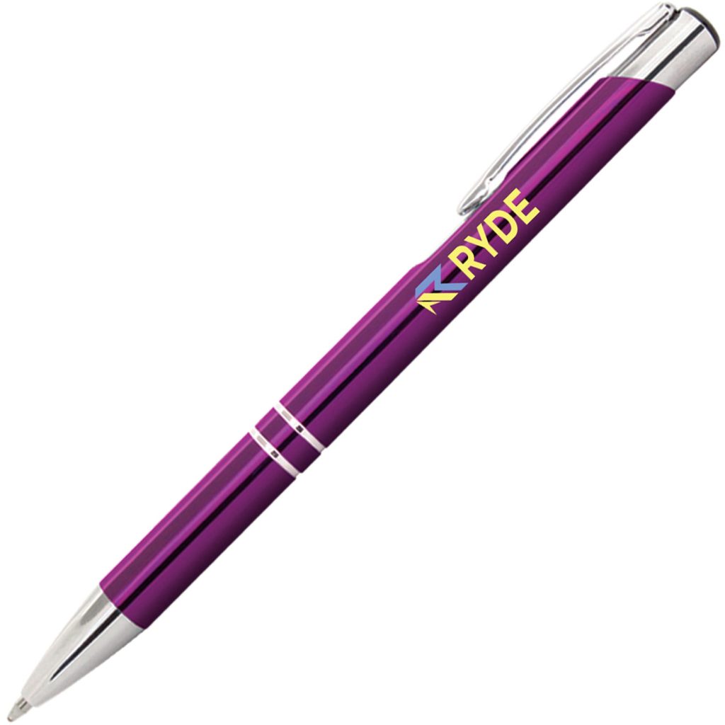 Advertising Tres Chic ColorJet Pens - Promotional Pens Singapore - Gifts VV Free Shipping and Setup 客製 - Promotional Pens Singapore - Gifts VV Purple Tres Chic ColorJet Pen