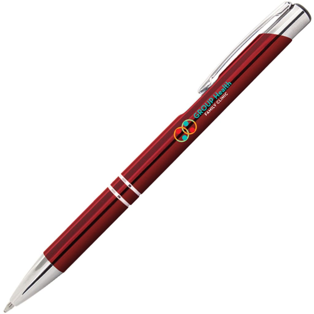 Advertising Tres Chic ColorJet Pens - Promotional Pens Singapore - Gifts VV Free Shipping and Setup 客製 - Promotional Pens Singapore - Gifts VV Dark Red Tres Chic ColorJet Pen