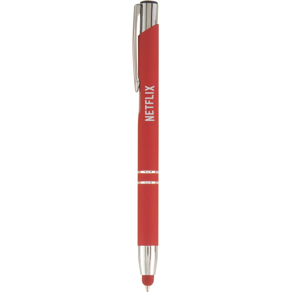 Red Tres Chic Softy Bright Pen with Stylus