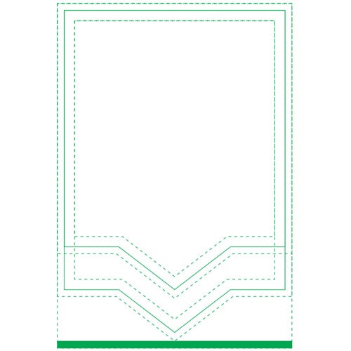 Customized Triangle Beveled Adhesive Sticky Note Pads - Promotional Pens Singapore - Gifts VV Free Setup 客製 - Promotional Pens Singapore - Gifts VV White Triangle Beveled Adhesive Sticky Note Pad
