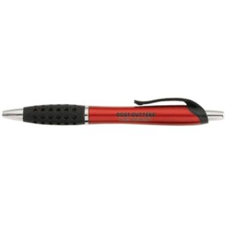 Red Trigger Euro Rubber Grip Pen