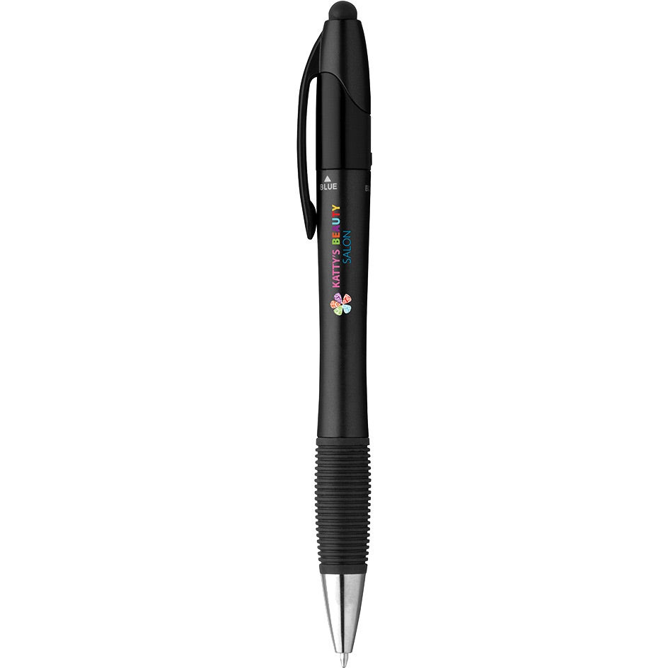 Promo Trio Multi Color Pens - Promotional Pens Singapore - Gifts VV Available in 5 awesome item colors 客製 - Promotional Pens Singapore - Gifts VV Black Trio Multi Color Pen