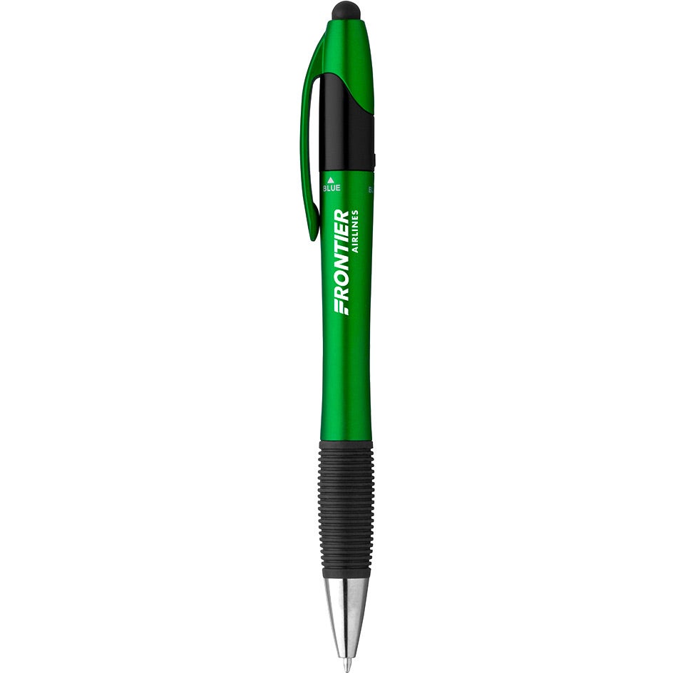 Promo Trio Multi Color Pens - Promotional Pens Singapore - Gifts VV Available in 5 awesome item colors 客製 - Promotional Pens Singapore - Gifts VV Green Trio Multi Color Pen