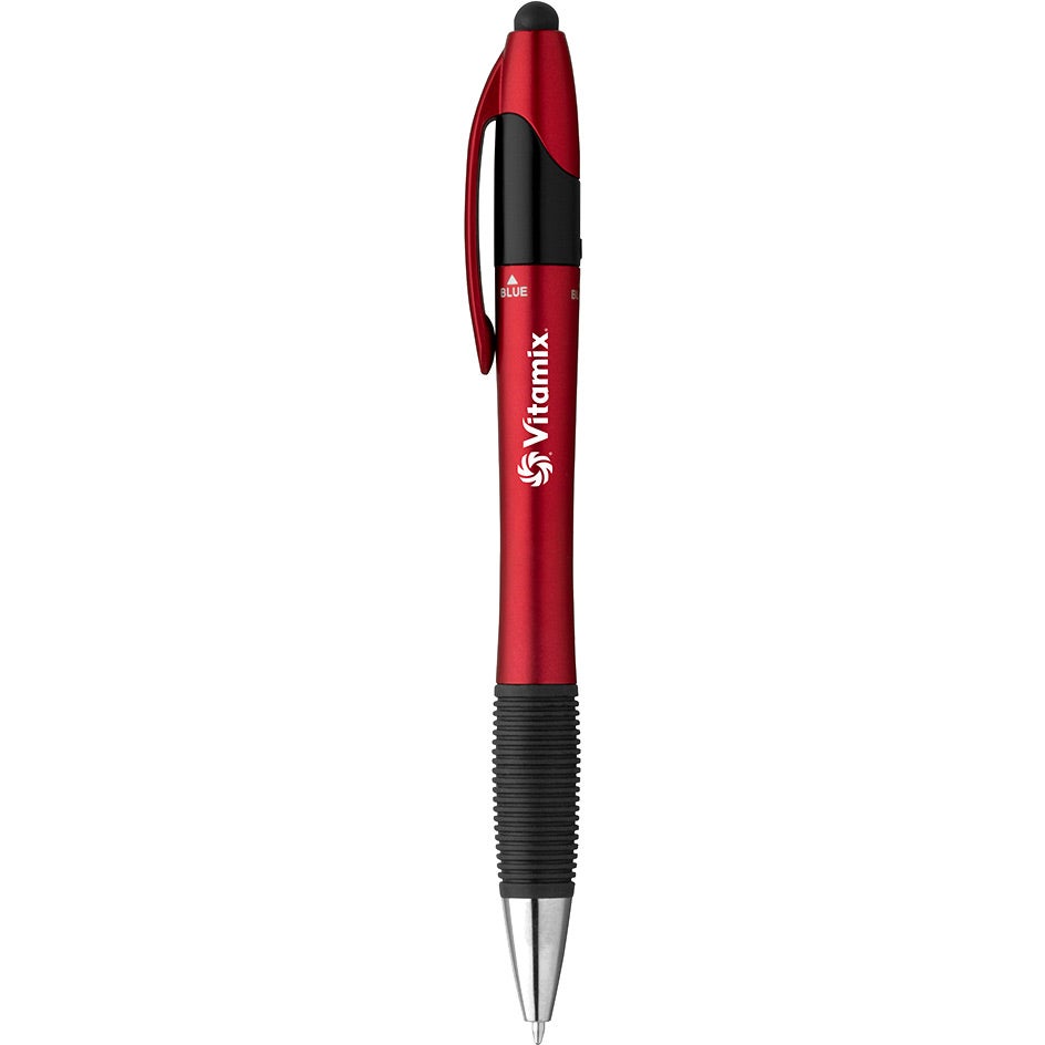 Promo Trio Multi Color Pens - Promotional Pens Singapore - Gifts VV Available in 5 awesome item colors 客製 - Promotional Pens Singapore - Gifts VV Red Trio Multi Color Pen