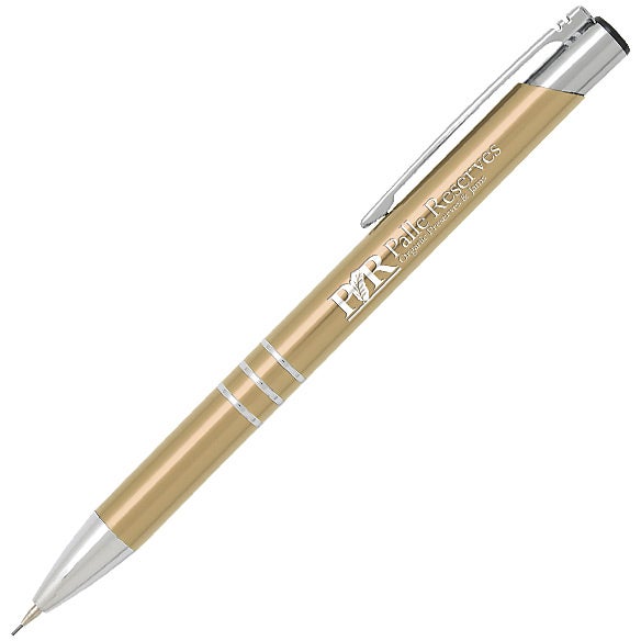 Promotional Triple Click Pencils - Promotional Pens Singapore - Gifts VV Available in 8 awesome item colors 客製 - Promotional Pens Singapore - Gifts VV Champagne Triple Click Pencil