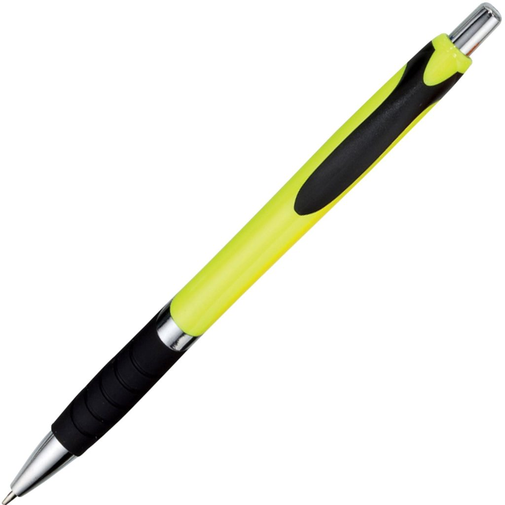 Yellow / Black Tropical Retractable Pen