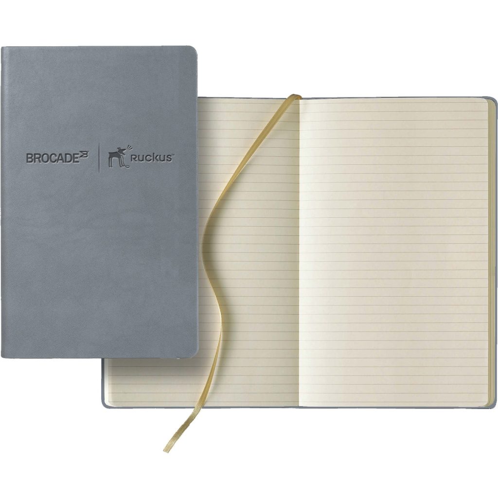 Giveaway Tucson Slim Medium Ivory Journals - Promotional Pens Singapore - Gifts VV Free Setup 客製 - Promotional Pens Singapore - Gifts VV Gray Tucson Slim Medium Ivory Journal