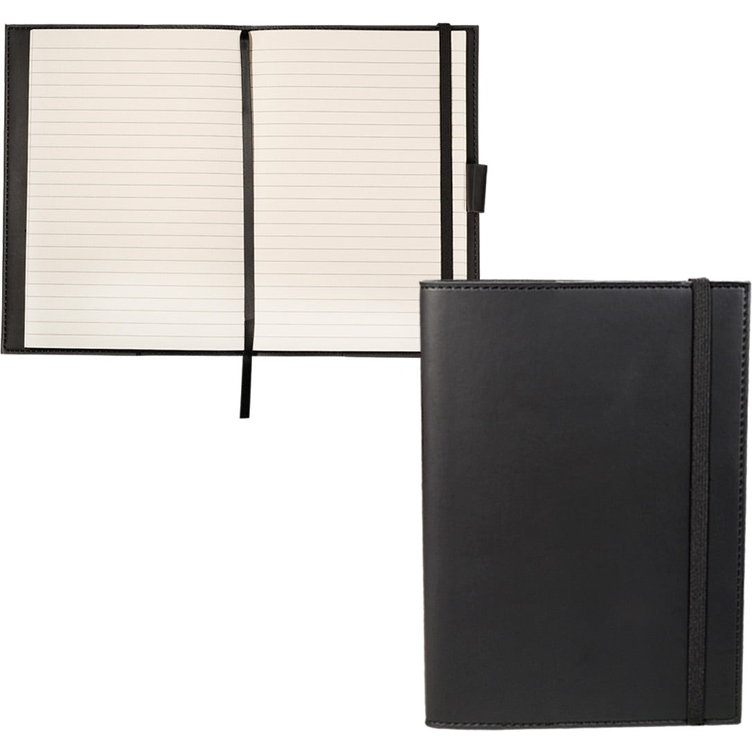 Customized Tuscany Refillable Journals - Promotional Pens Singapore - Gifts VV Available in 7 exciting item colors 客製 - Promotional Pens Singapore - Gifts VV Black Tuscany Refillable Journal